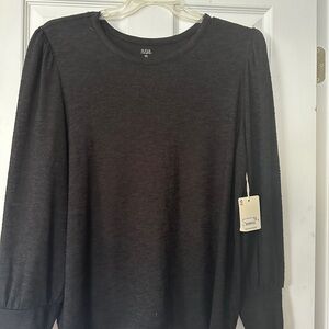 a.n.a Women's Black Tunic Top